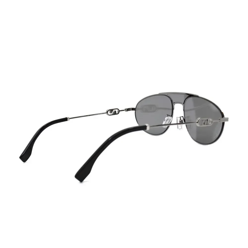 FENDI FE40072U 14C GREY SILVER MIRROR AUTHENTIC SUNGLASSES